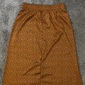 Orange Ditsy Skirt